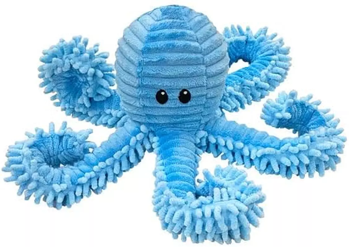 Pet Lou Blue Bay Octopus Dog Stuffed Toy 9in - Image 1