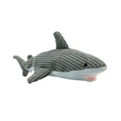 Tall Tails Plush Shark Crunch and Squeaker Toy - Image 1