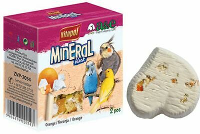 A&E Cage Co Mineral Treat Small mineral Block Orangebirds - Image 1