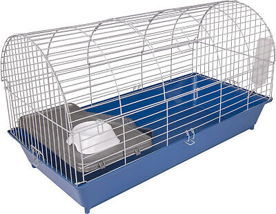 Ware Mfg. Inc. Bird/sm An-Small Animal Round Roof Cage- Blue Silver 35 Inch - Image 1
