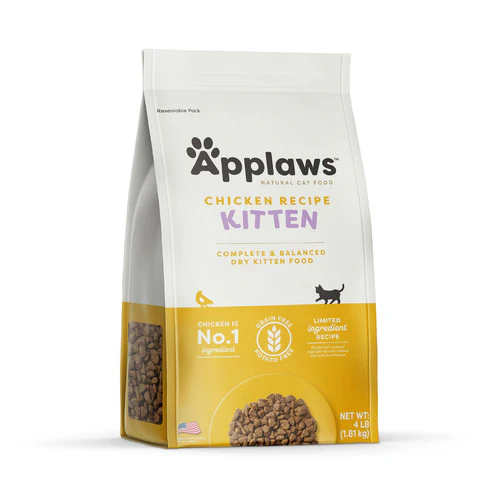 Applaws Dry Kitten Food, Grain-Free Chicken 4lb bag - Image 1
