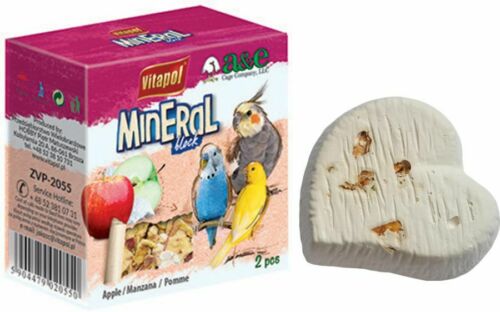 A&E Cage Vitapol Small Mineral Block for Birds Apple Infused - Image 1