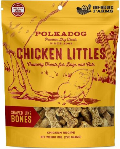 POLKA DOG BAKERY DOG CHICKEN LITTLE BONES 8 oz - Image 1