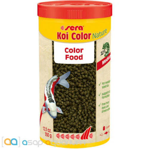 SeraKoi Color Medium Coloured Food For Kois 1000ml 12.3oz - Image 1