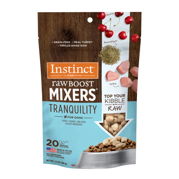 Instinct Freeze-Dried Raw Boost Mixers Grain-Free Tranquility Dog Food Topper 5.5oz Bag - Image 1