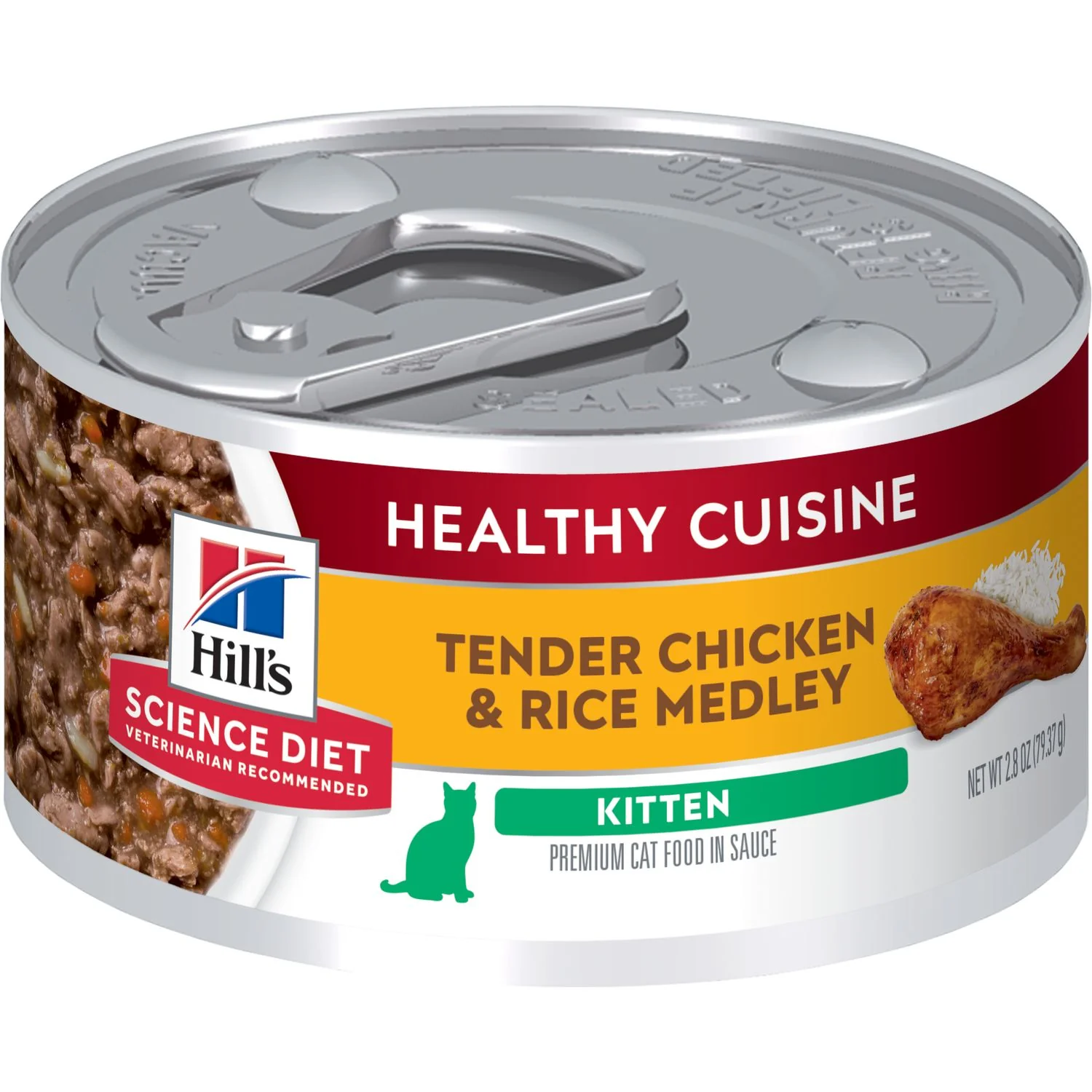 Kitten Healthy Cuisine Tender Chicken & Rice Medley 2.8oz - Image 1