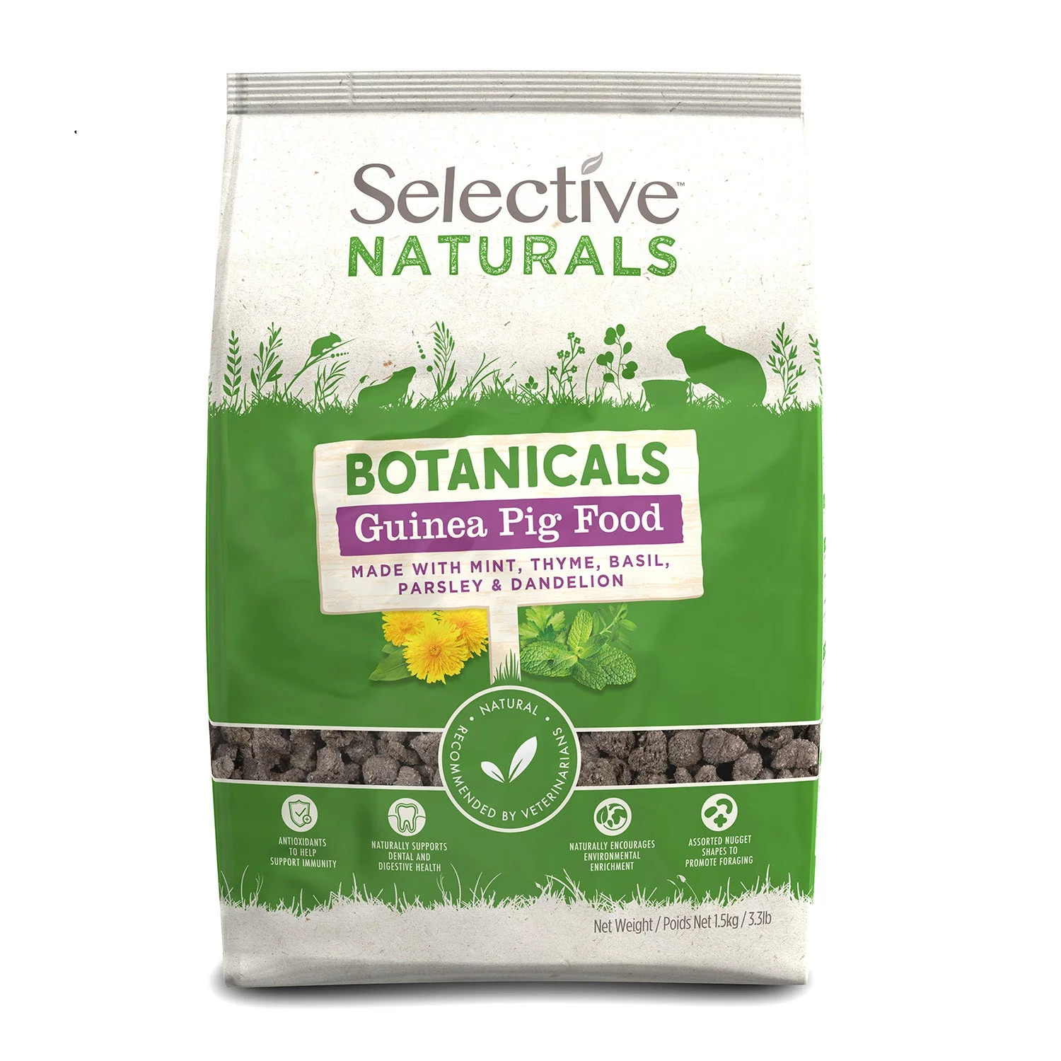 Science Selective Naturals Botanicals Guinea Pig Food 3.3 lb - Image 1