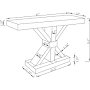 951091 Coaster Console Table - Image 2