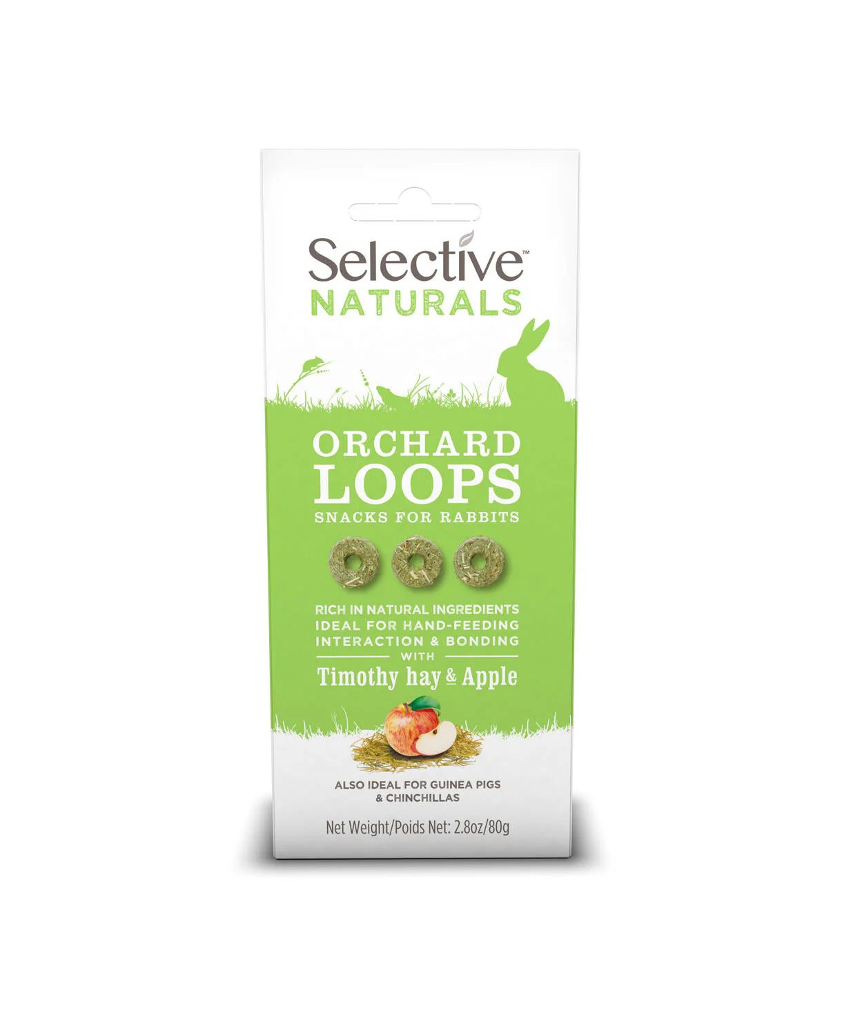 Science Selective Orchard Loops Snacks for Rabbits 4ea 2.8 oz - Image 1