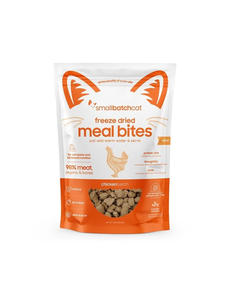 Small Batch Cat Freeze Dried Chicken Meal Bites 10oz - Image 1