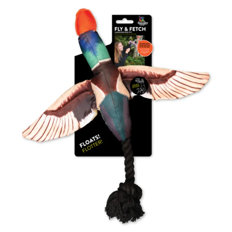 Spunky Pup Fly & Fetch Duck - Image 1