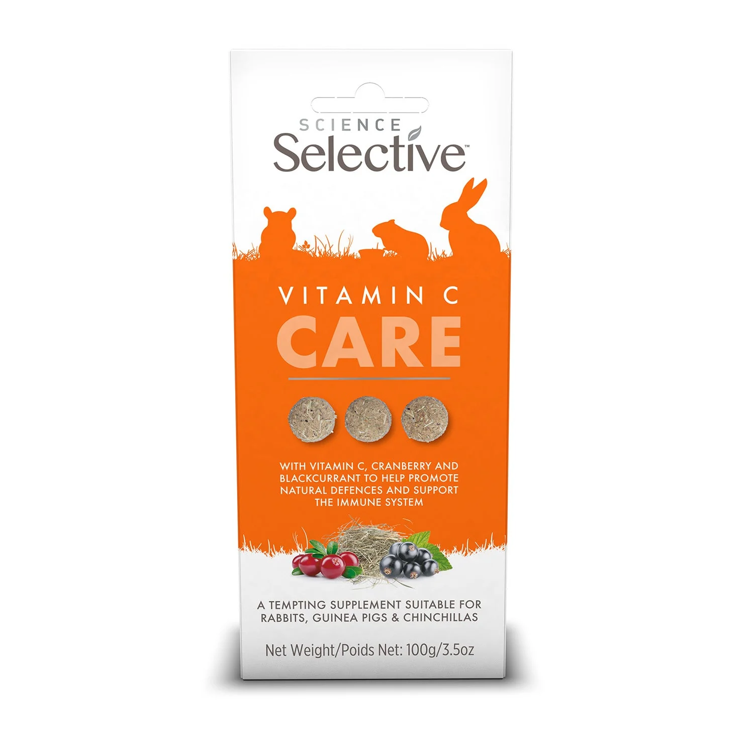 Science Selective Vitamin C Care Small Animal Supplement 4ea 3.5 oz - Image 1