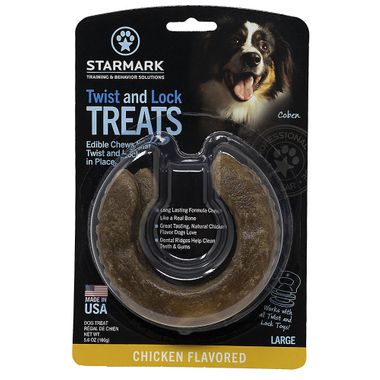 Starmark Twist & Lock Treats Chicken Flavor, Large, 2-Count - Image 1