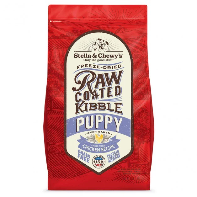 Stella & Chewy’s Puppy Raw Coated Kibble Cage Free Chicken Recipe 10 lb