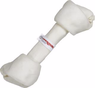 Super Bone White Rawhide Knot 15-16in - Image 1