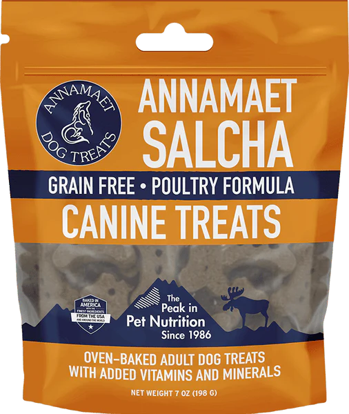 Annamaet Grain Free Salcha Poultry Formula Dog Treats 7oz - Image 1