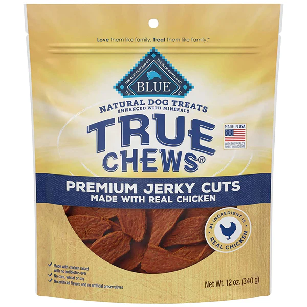 True Chews Premium Jerky Cuts Chicken Dog Treats 12oz - Image 1