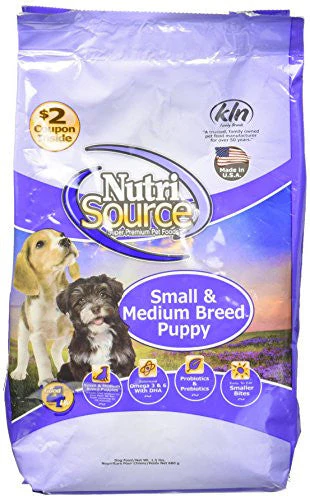 Nutrisource Chicken and Rice Small and Meduium Breed Puppy 1.5lb - Image 1