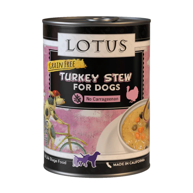 Lotus Stew Turkey Recipe Wet Dog Food 12.5oz - Image 1