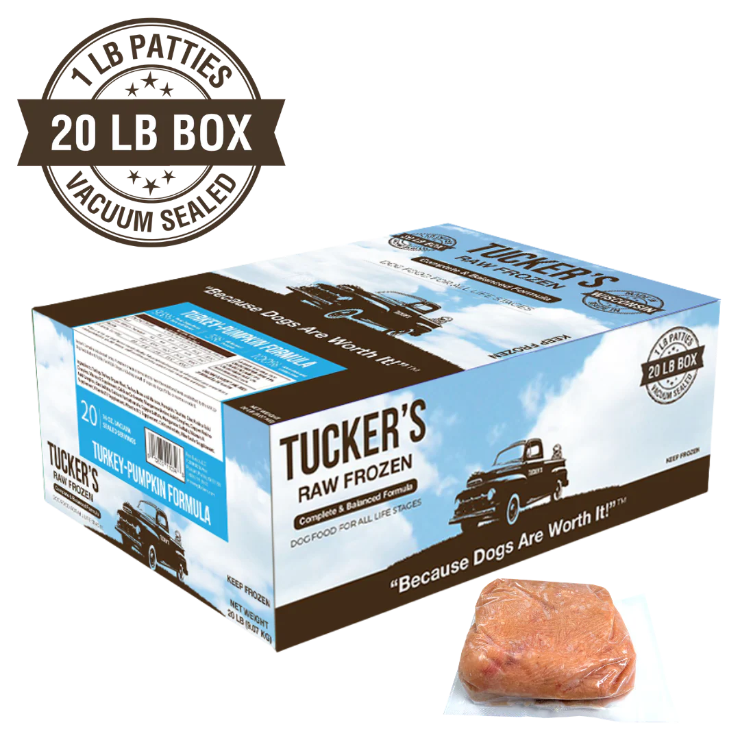 Tucker’s Frozen Turkey & Pumpkin 20lb - Image 1