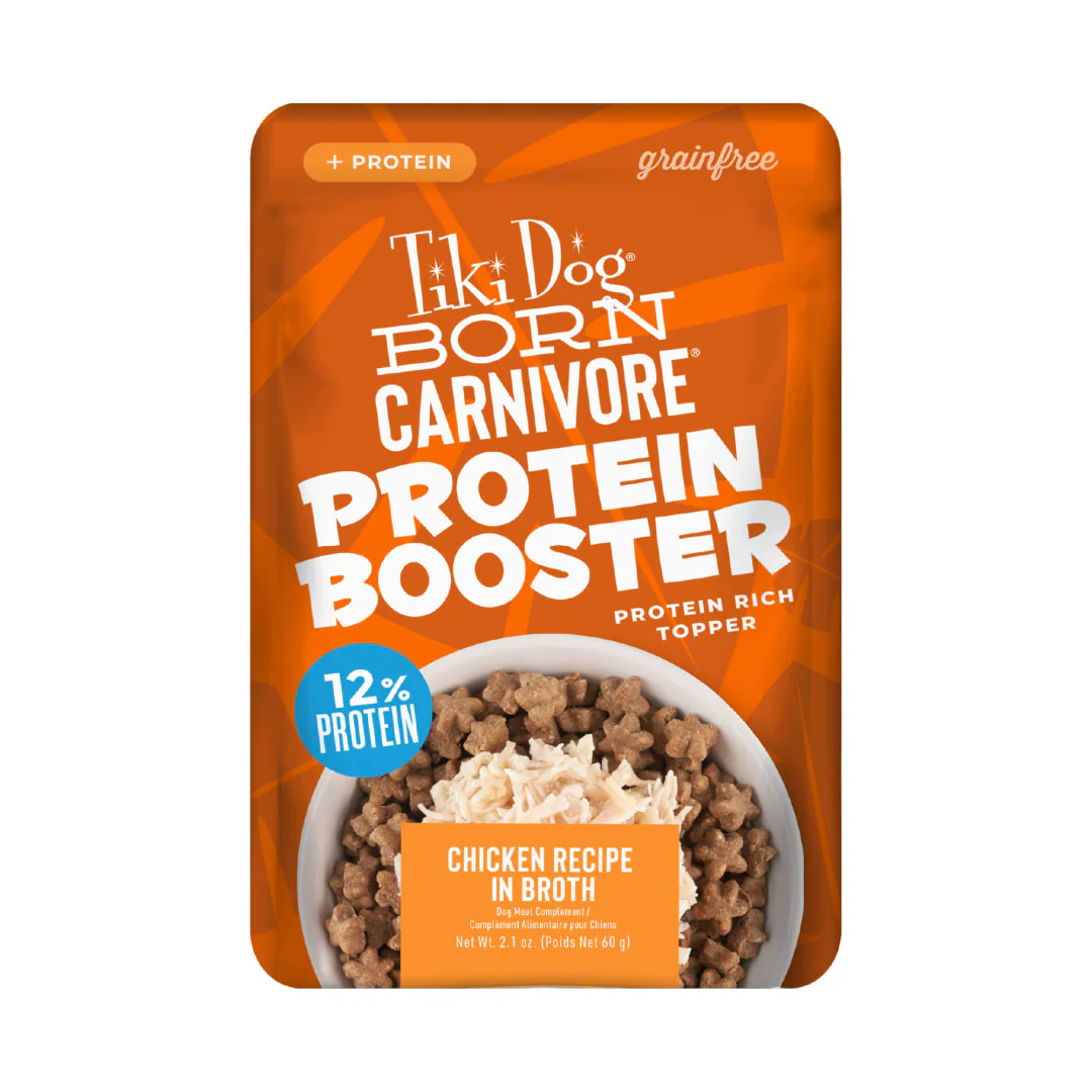 Tiki Dog Protein Booster Topper Chicken 2.1oz - Image 1