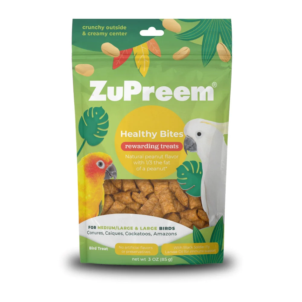 ZuPreem Healthy Bites Rewarding Bird Treats 3 oz - Image 1