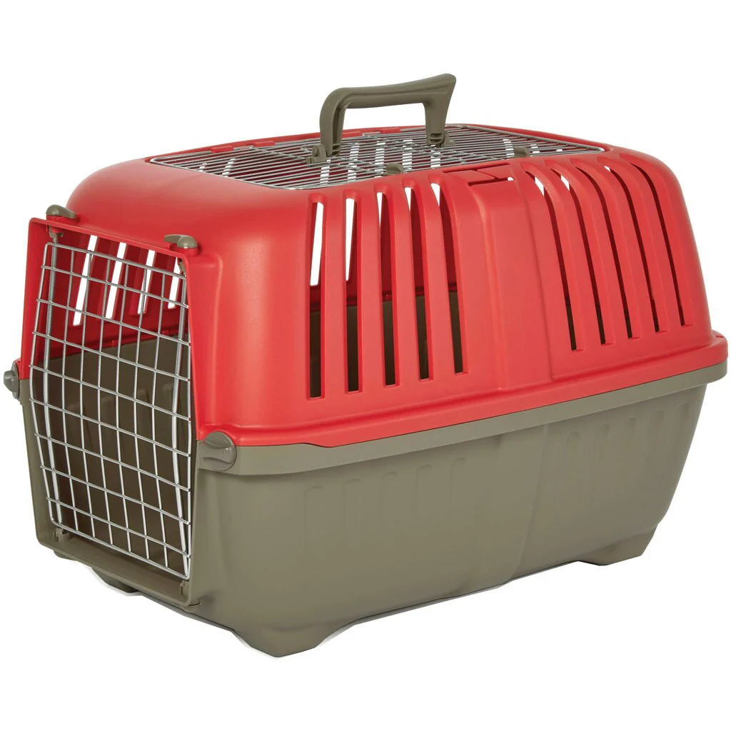 Midwest Homes for Pets 24" Spree Travel Carrier 2 Door Red - Image 1