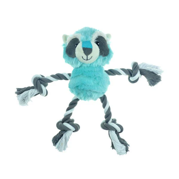 Boss Pet Pet Park Blvd Tuggers - Raccoon Plush Dog Toy - Image 1