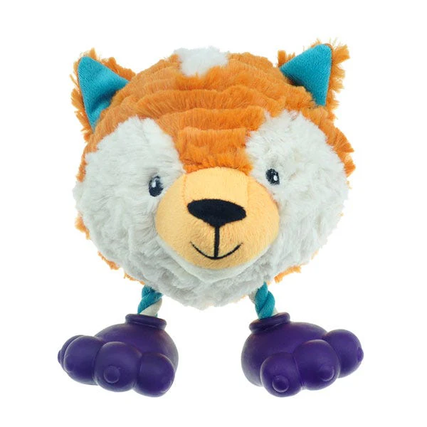 Boss Pet  Pet Park Blvd Footies - Fox Plush Dog Toy - Image 1