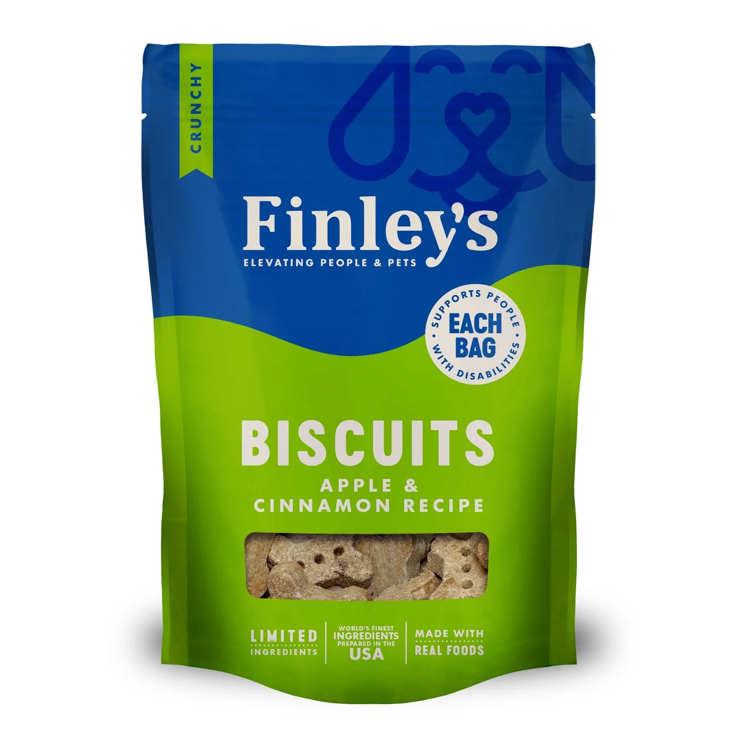 Finley’s Barkery Crunchy Dog Biscuits Apple & Cinnamon 6 oz