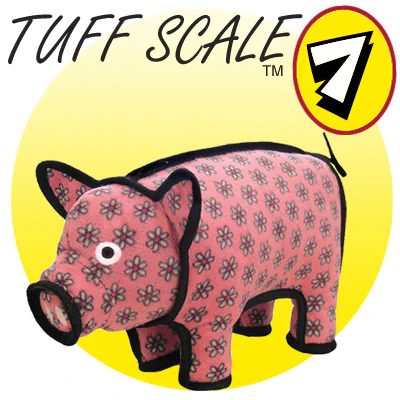 Tuffy Barnyard Pig Durable Dog Toy - Image 1