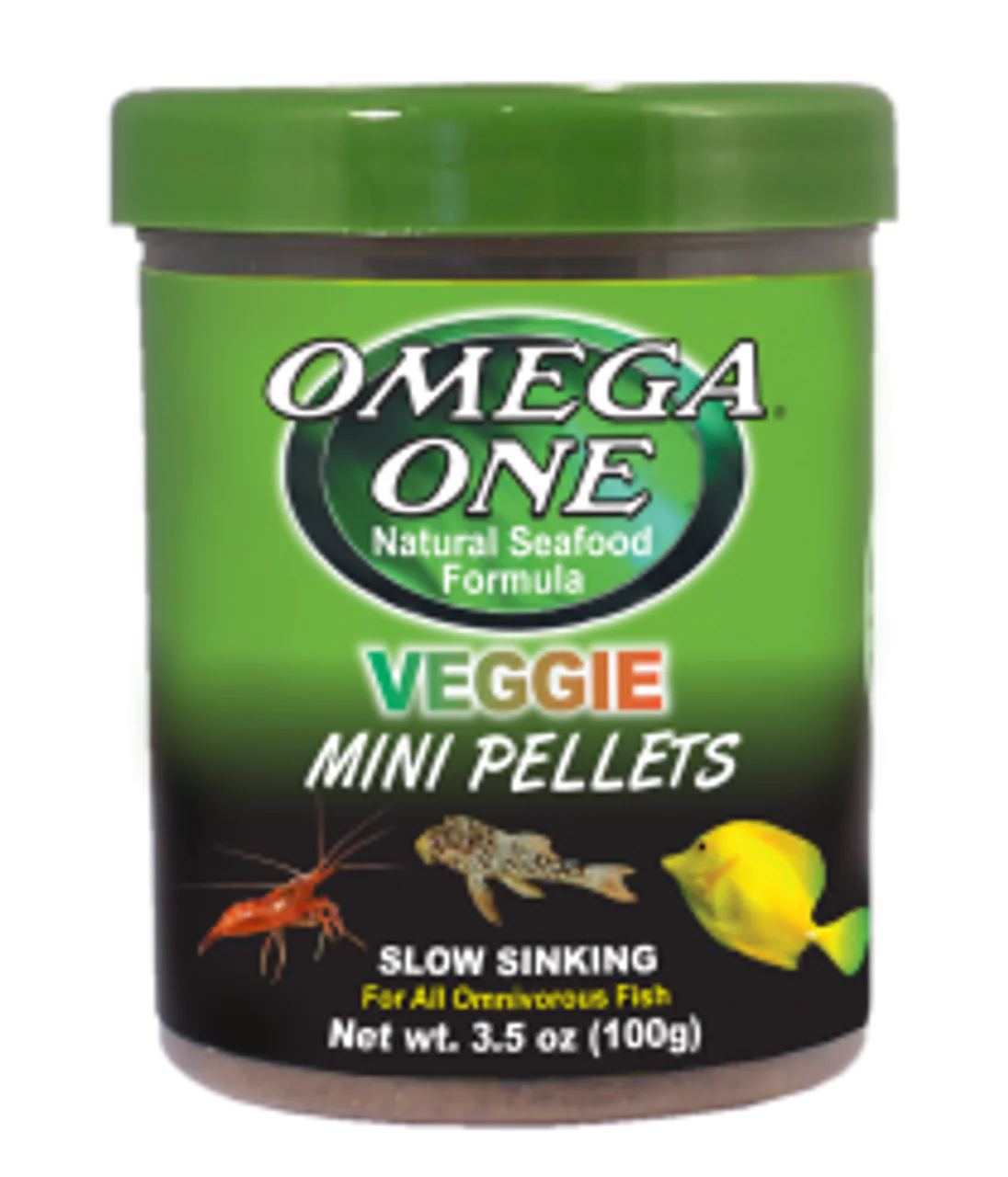 Omega One Veggie Mini Pellets 1.8 oz - Image 1