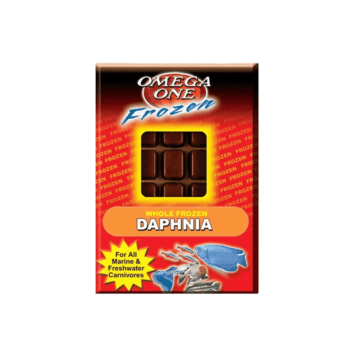 Omega One Frozen Daphnia Cube Pack 3.5oz - Image 1