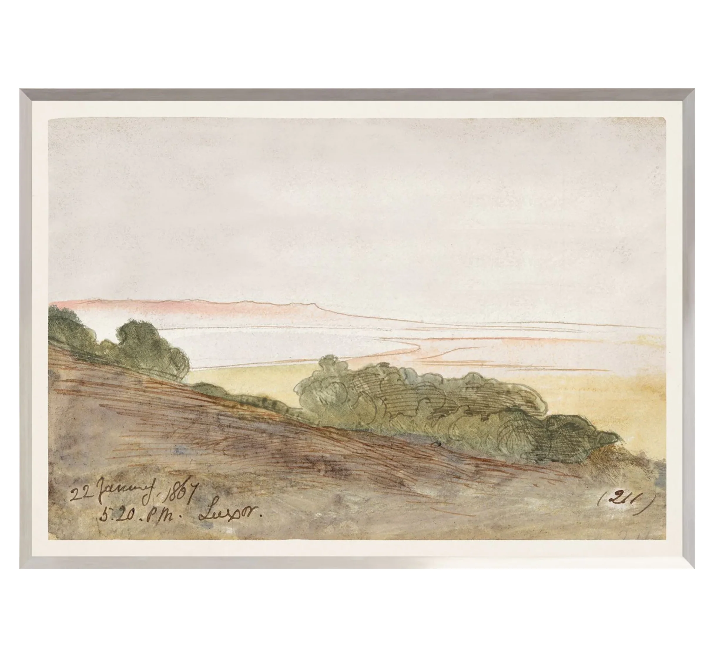 Edward Lear, Watercolour Landscape - Image 2