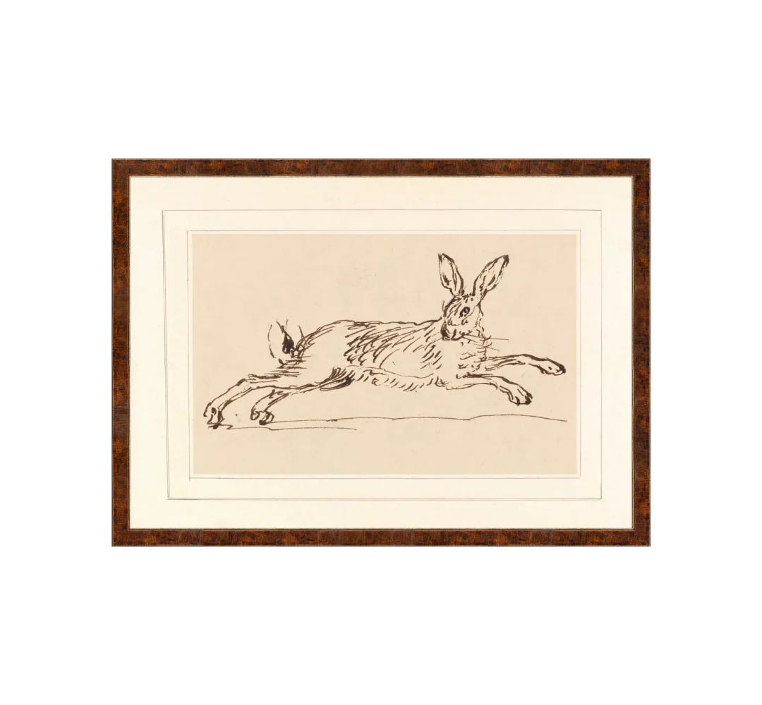 Vintage Illustration of Hare - Image 1