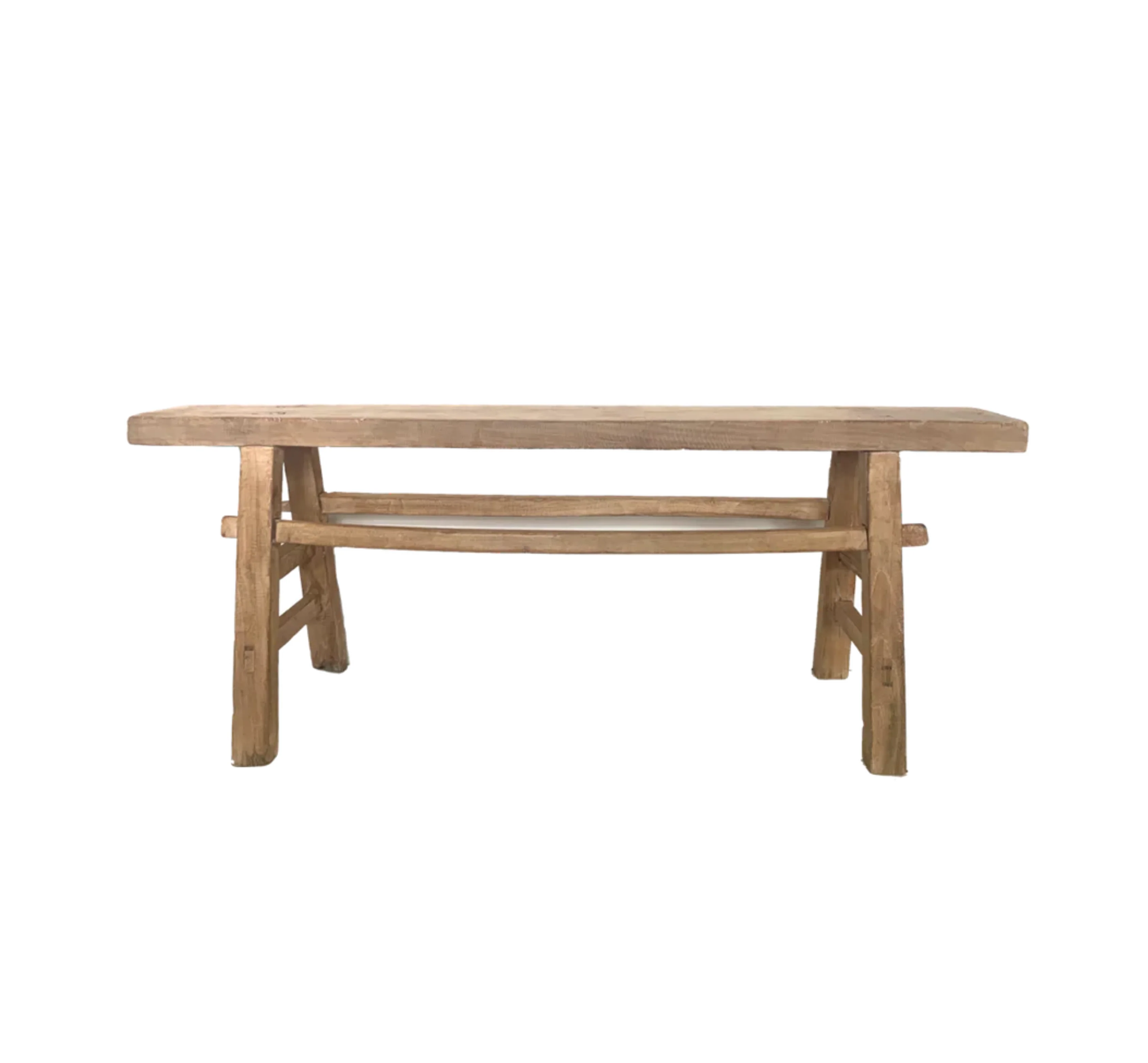 Edgar Reclaimed Elmwood Bench - Image 1