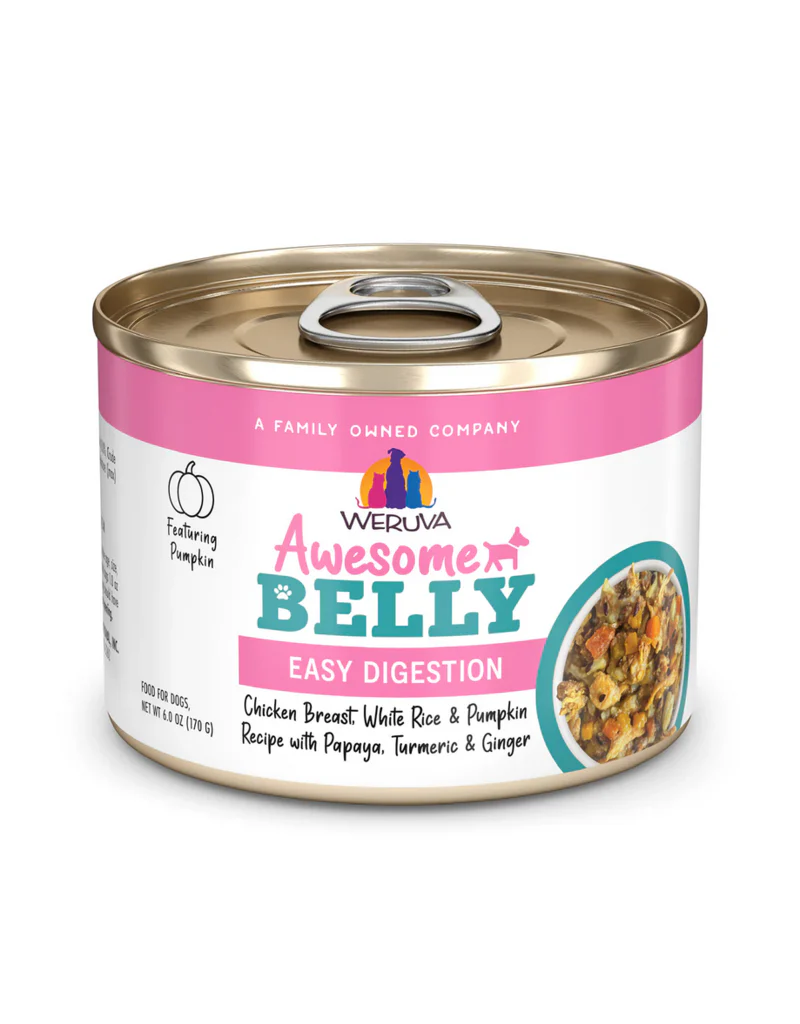 Weruva Dog Can Awesome Belly Chicken Veggie 6 oz - Image 1