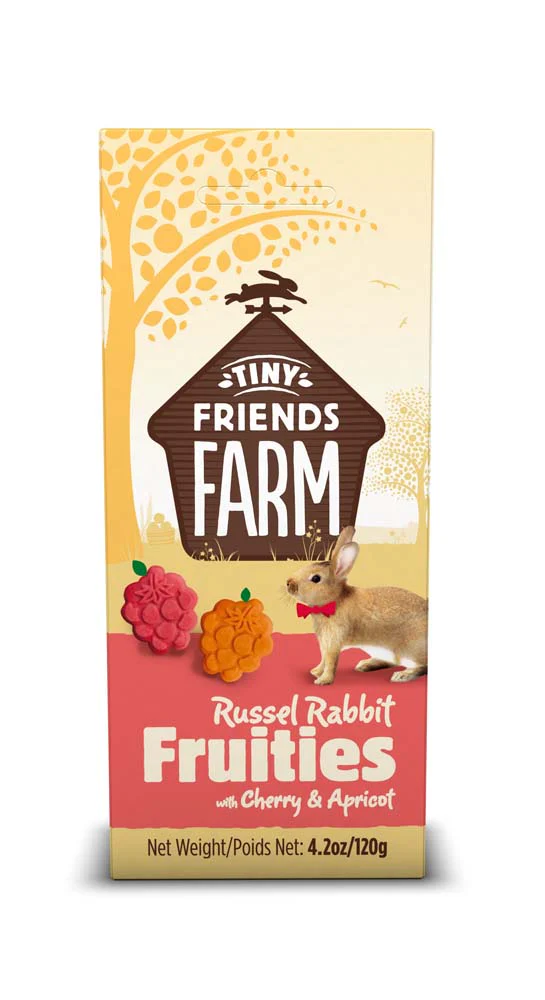 Tiny Friends Farm Russel Rabbit Fruities with Cherry & Apricot 4.2 oz - Image 1