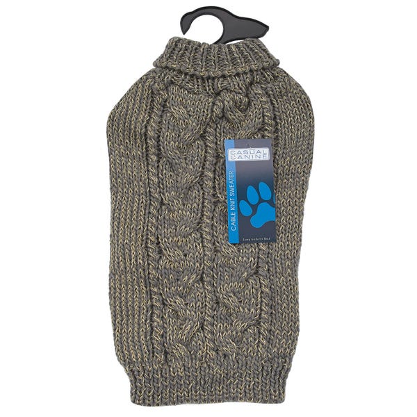 Petedge Casual Canine Knit Dog Sweater Small Chive - Image 1