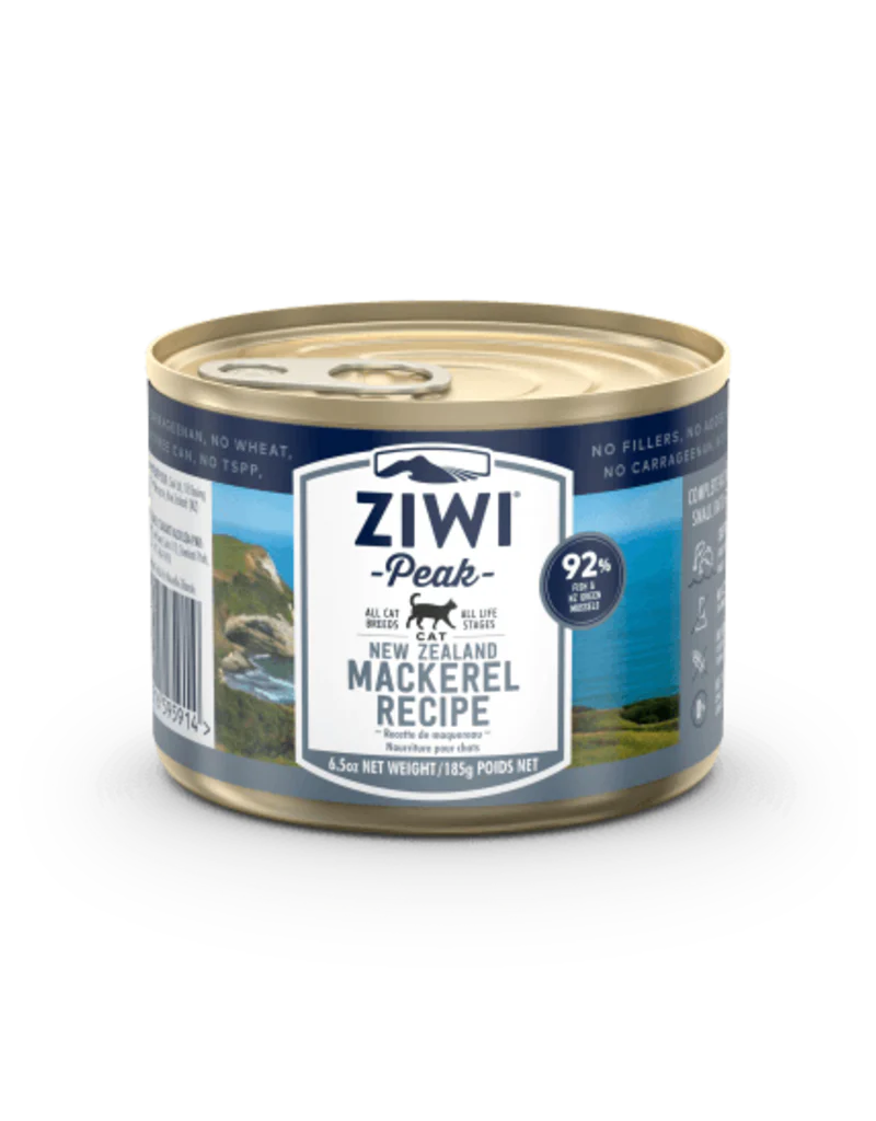 ZiwiPeak Canned Cat Food Mackerel 6.5 oz - Image 1
