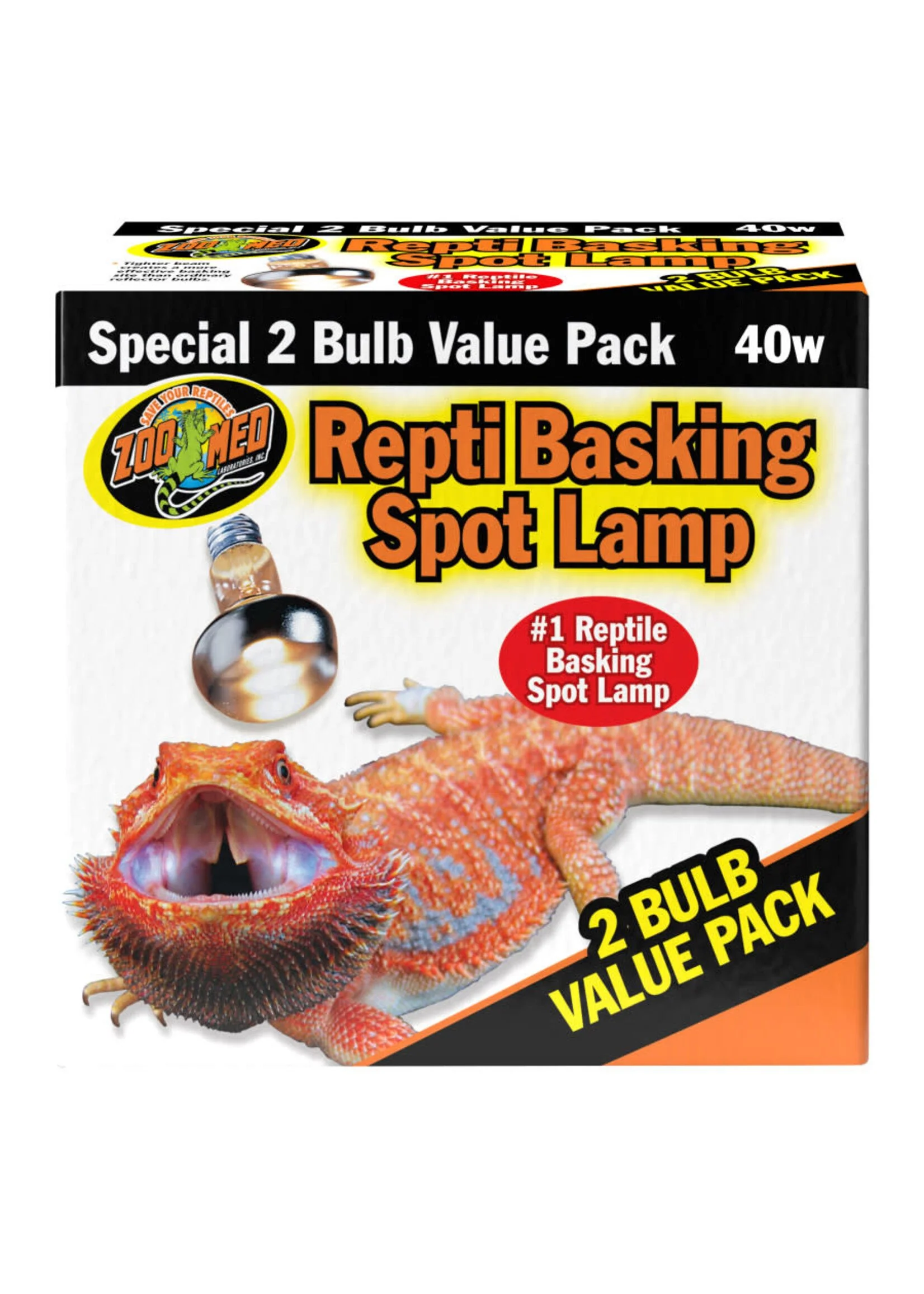 Zoo Med Bulb Basking Spot 40 Watt 2 Pack - Image 1