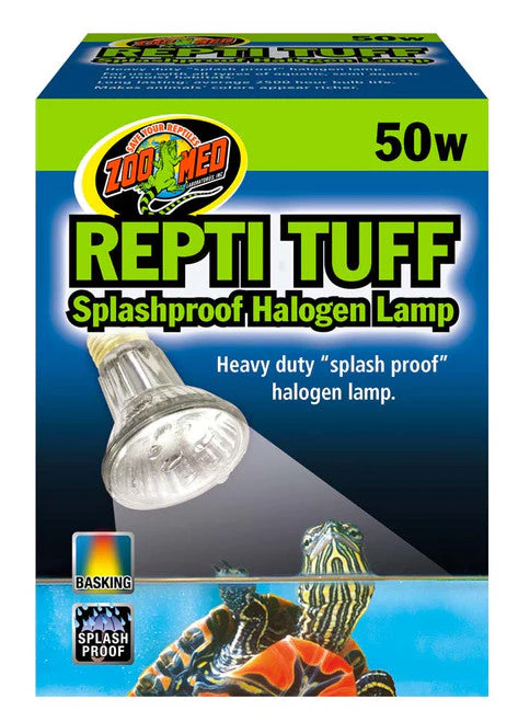 Zoo Med Repti Tuff Splashproof Halogen Lamp White 50 Watt - Image 1