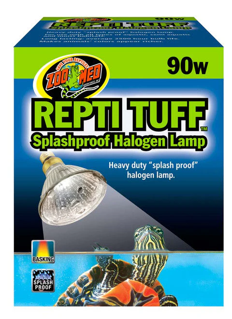 Zoo Med Repti Tuff Splashproof Halogen Lamp White 90 Watt - Image 1
