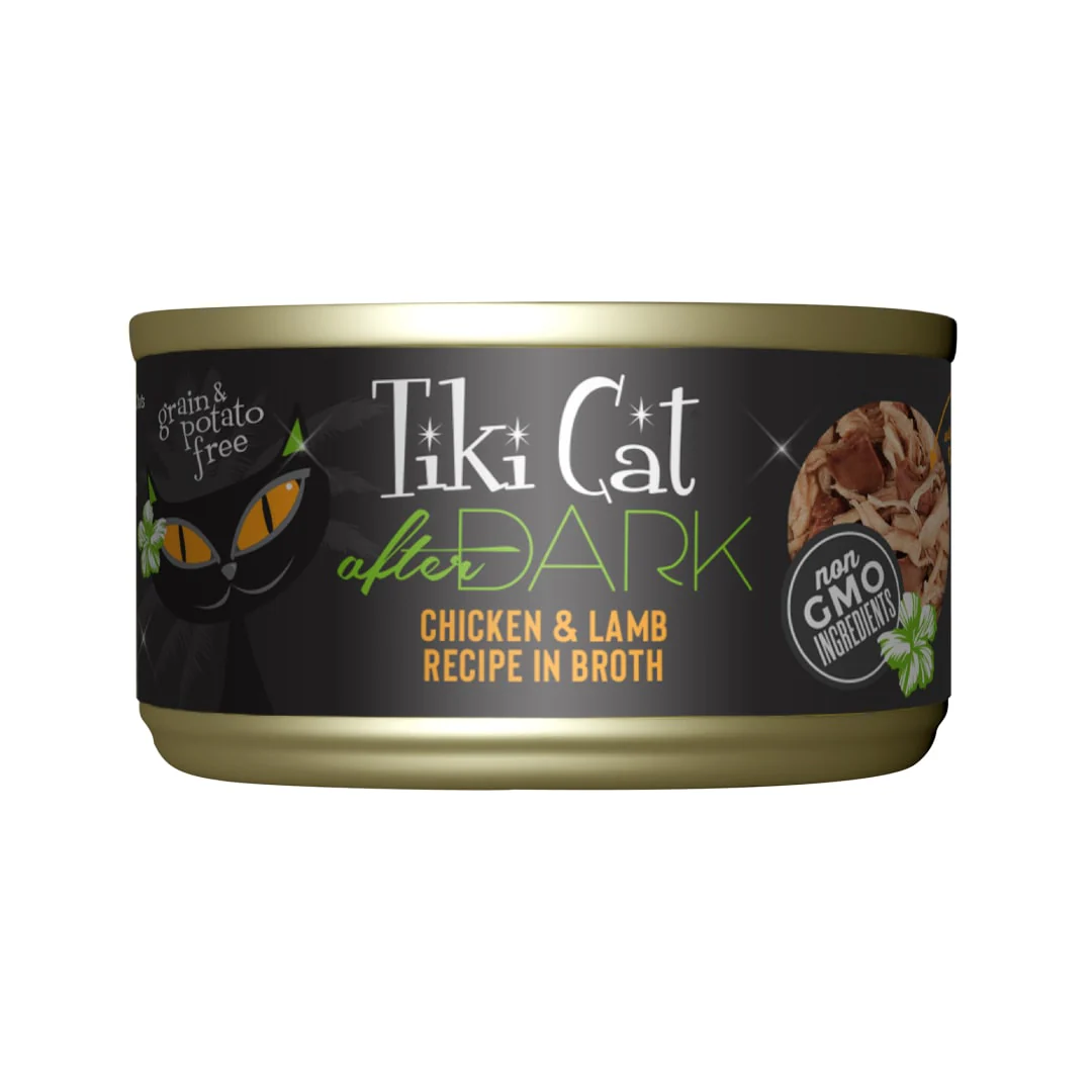 Tiki Cat After Dark Wet Cat Food Chicken & Lamb 2.8oz Can - Image 1