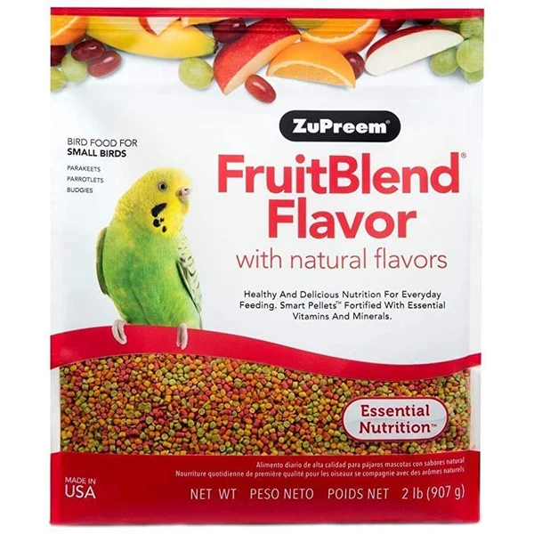 ZuPreem FruitBlend Flavor Small Pellets 2lb - Image 1